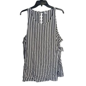 Old Navy Striped Sleevelees Top Size XXL NWT